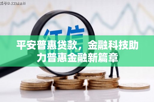 巧家平安普惠贷款，金融科技助力普惠金融新篇章