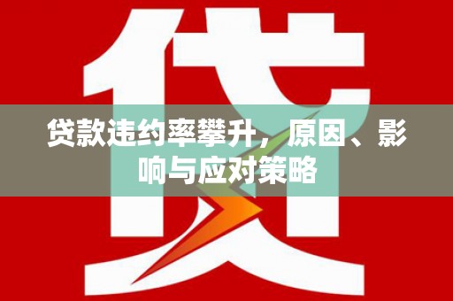 天宁贷款违约率攀升，原因、影响与应对策略