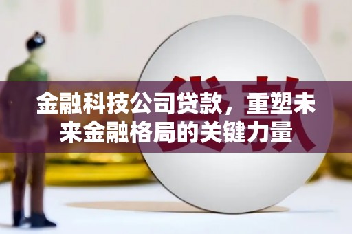 湖西金融科技公司贷款，重塑未来金融格局的关键力量