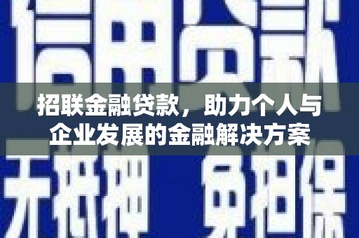 玉山招联金融贷款，助力个人与企业发展的金融解决方案