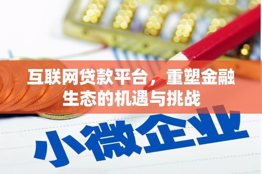 泗阳互联网贷款平台，重塑金融生态的机遇与挑战