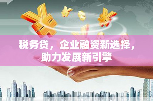 德江税务贷，企业融资新选择，助力发展新引擎