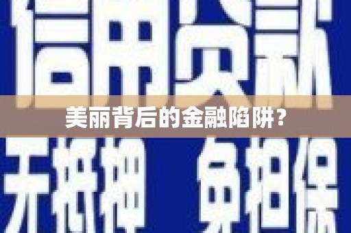 舟山新区美丽背后的金融陷阱？