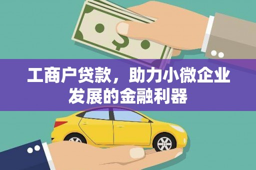 洮南工商户贷款，助力小微企业发展的金融利器