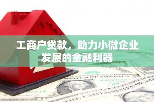 柳南工商户贷款，助力小微企业发展的金融利器