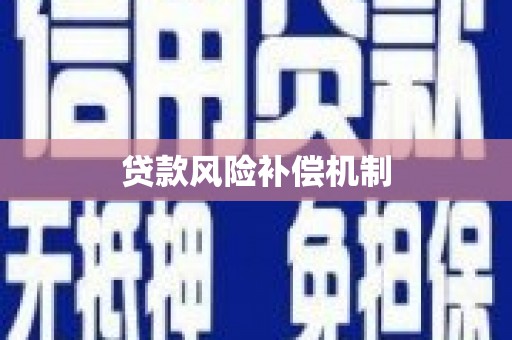 美浓贷款风险补偿机制
