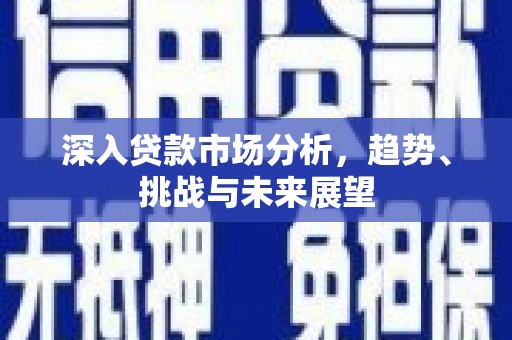 鼎城深入贷款市场分析，趋势、挑战与未来展望