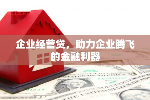 武江企业经营贷，助力企业腾飞的金融利器