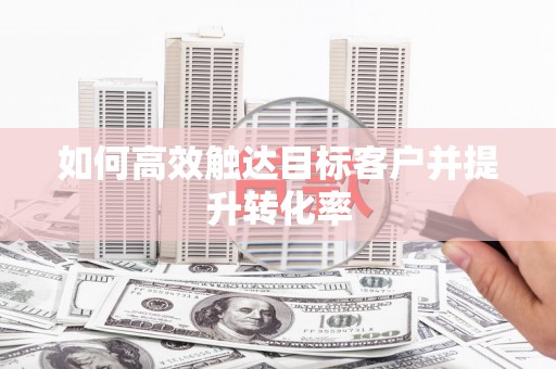 隆子如何高效触达目标客户并提升转化率