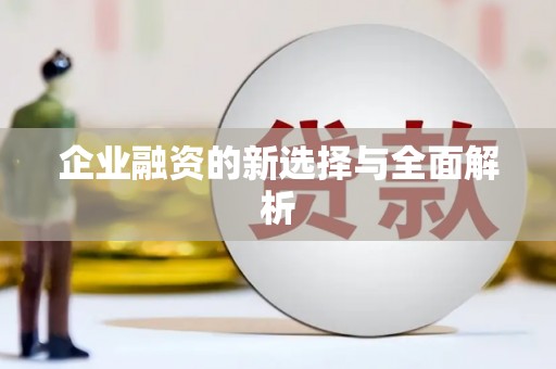 鹿港企业融资的新选择与全面解析